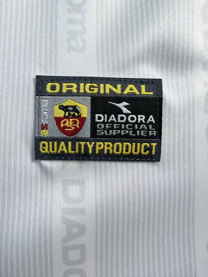 1999-2000 Roma Away Retro Soccer Jersey