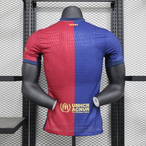 24-25 Barcelona Home Joint Edition Player Version Soccer Jersey