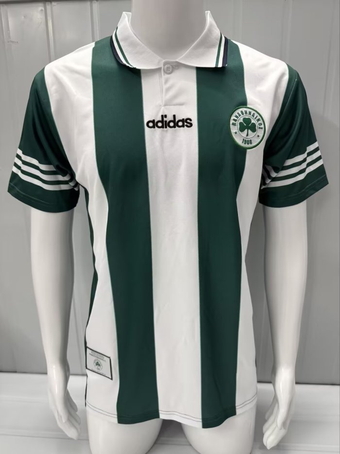 1996-1997 Panathinaikos Home Retro Soccer Jersey