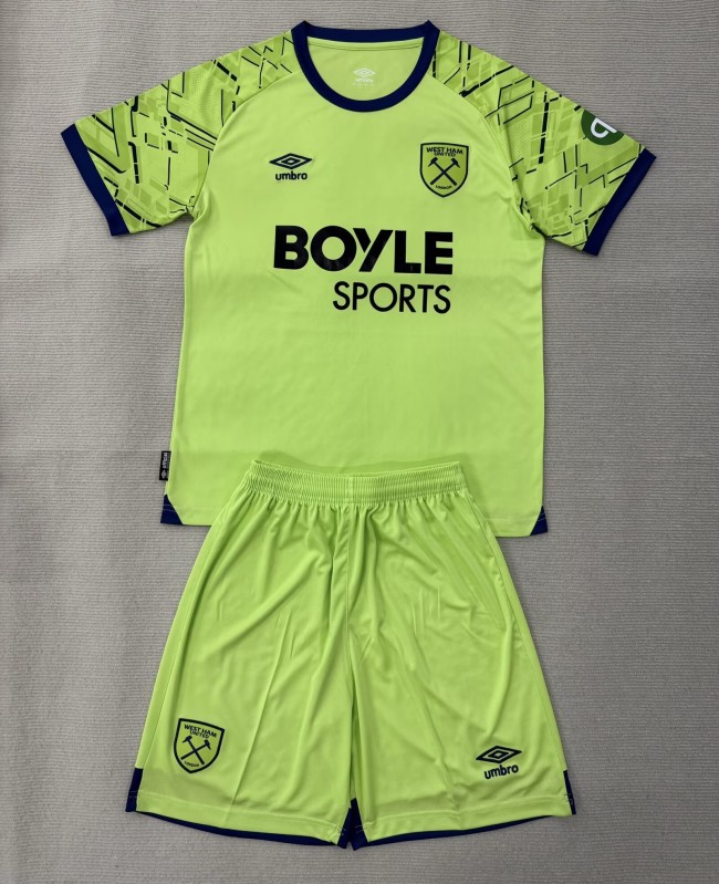 25-26 West Ham Green GoalKeeper Adult Suit