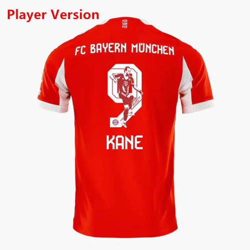 25-26 Bayern  KANE 9 Special Edition Player Version Soccer Jersey（印9星）