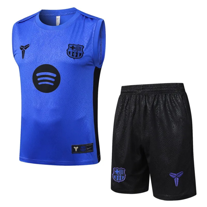 25-26 Barcelona High Quality Tank Top And Shorts Suit