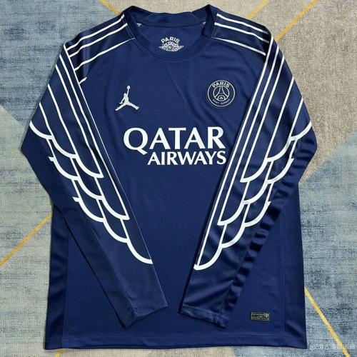 24-25 Paris Saint-Germain Home Long Sleeve Soccer Jersey (长袖)