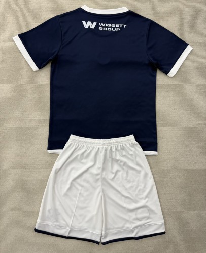 25-26 Millwall Home Kids Soccer Jersey