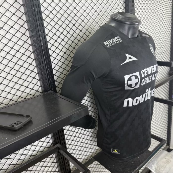 25-26 Cruz Azul Third Long Sleeve Player Version Soccer Jersey*长袖球员