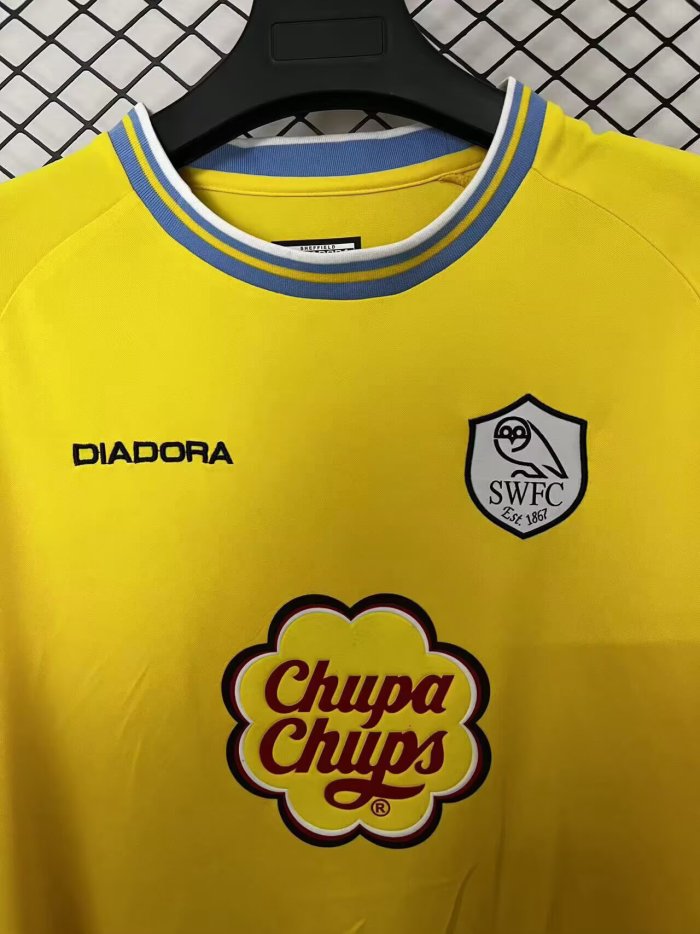 2001 Sheffield Wednesday Away Retro Soccer Jersey