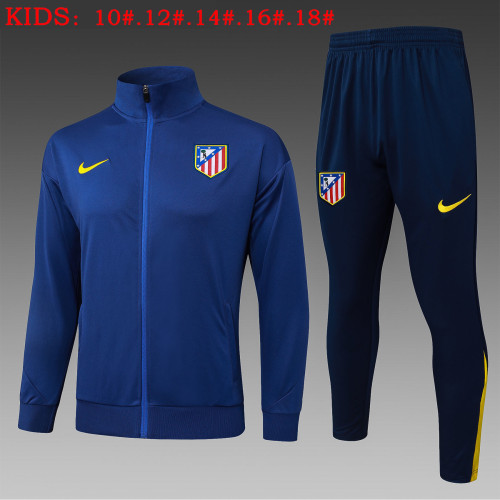 25-26 Atlético Madrid High Quality Kids Jacket Tracksuit