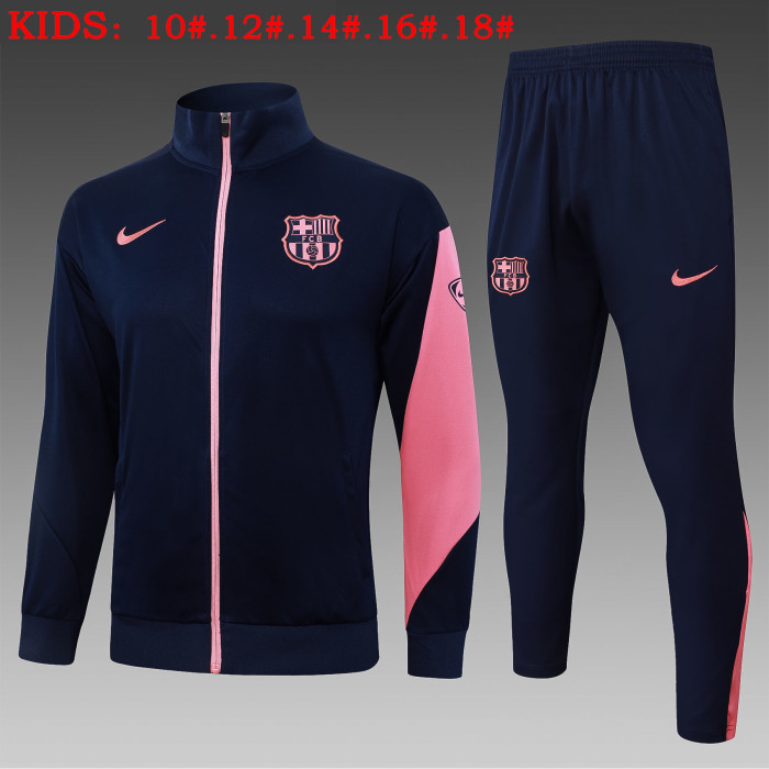 25-26 Barcelona High Quality Kids Jacket Tracksuit