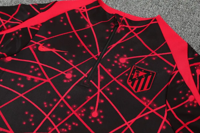 25-26 Atlético Madrid High Quality Half Pull Tracksuit