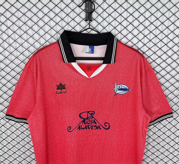 2000-2001 Alaves Away Retro Soccer Jersey