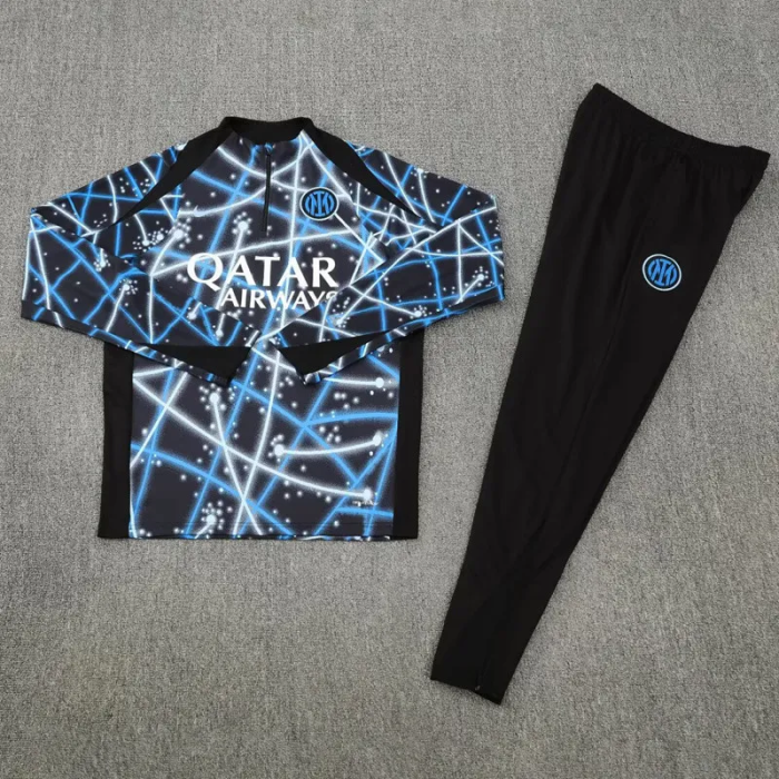 25-26 Inter Milan High Quality Half Pull Tracksuit