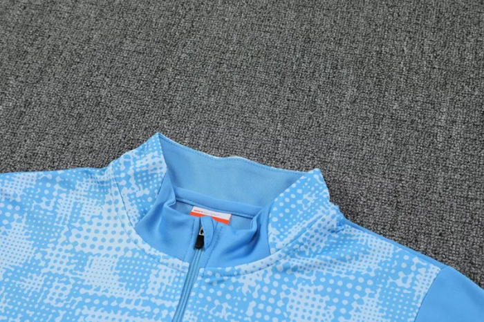 25-26 Manchester City High Quality Half Pull Tracksuit