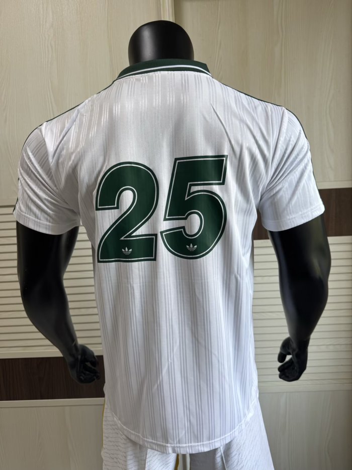 2025 AD Oasis Joint Edition #25 Green White Player Version Polo Short Sleeve