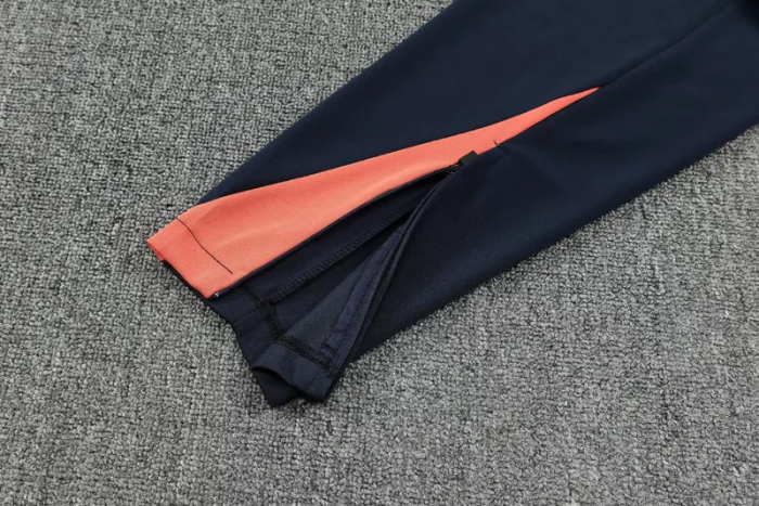25-26 Barcelona High Quality Half Pull Tracksuit