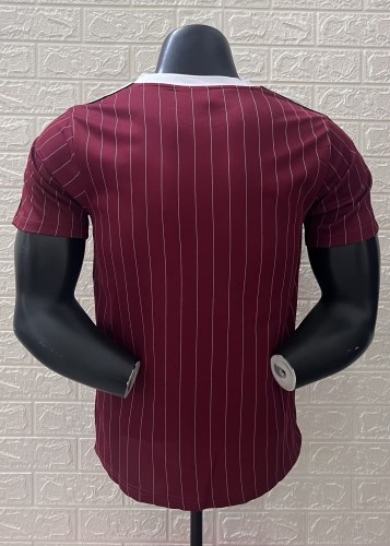 25-26 Ajax Casual Brown Red Player Version Training shirts