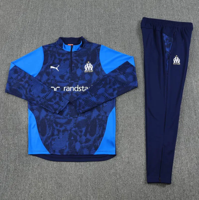 25-26 Marseille High Quality Half Pull Tracksuit