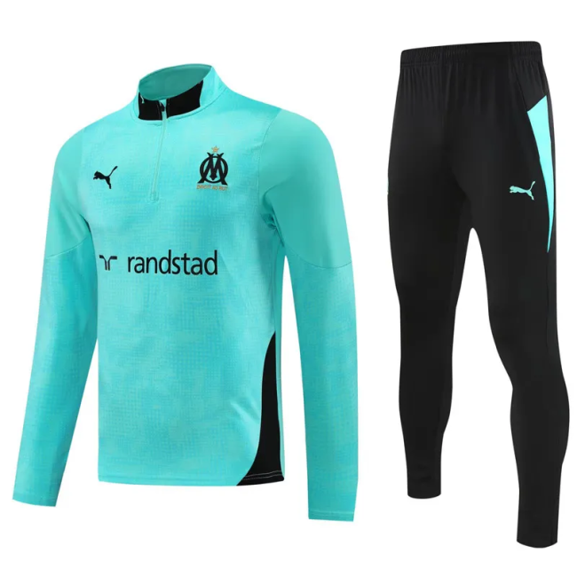 25-26 Marseille High Quality Half Pull Tracksuit