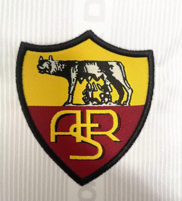1999-2000 Roma Away Long Sleeve Retro Soccer Jersey
