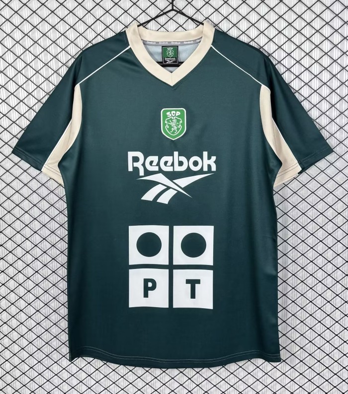 2000-2001 Sporting Lisbon Green Training shirts