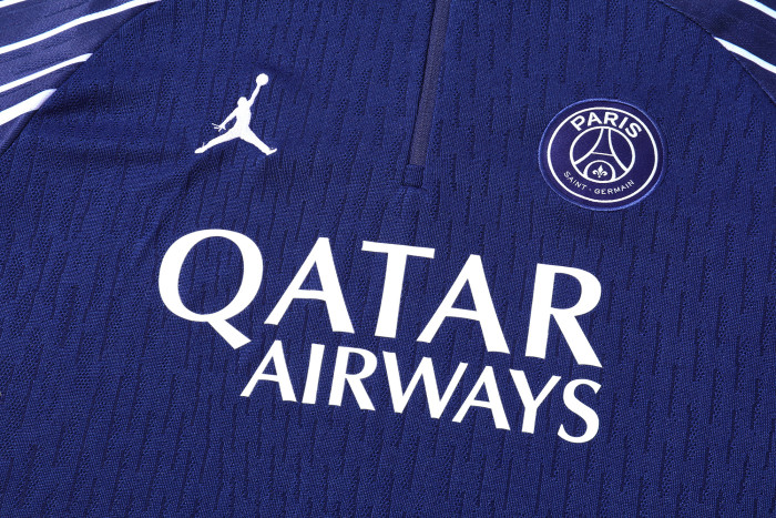 25-26 Paris Saint-Germain High Quality Kids Half Pull Tracksuit