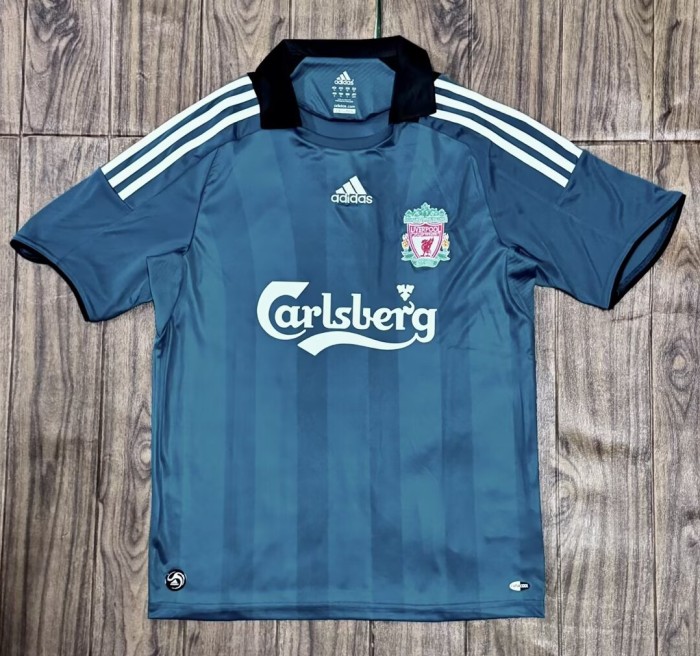 2008-2009 Liverpool Away Retro Soccer Jersey