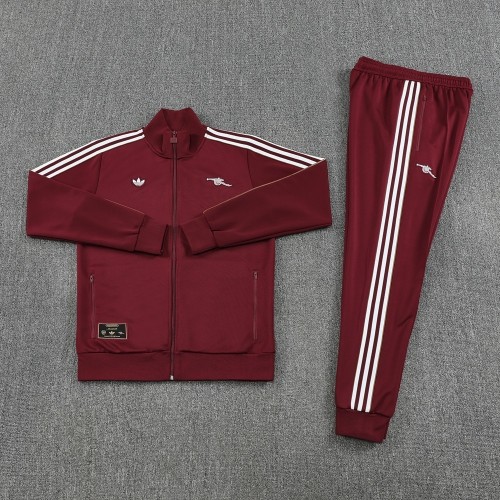 25-26 Arsenal High Quality Jacket Tracksuit (Red)