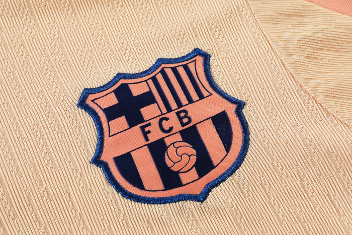 25-26 Barcelona High Quality Half Pull Tracksuit