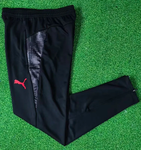 25-26 AC Milan Black Training Long Pants (Have Pocket)