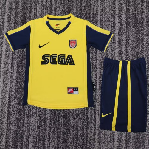 2000-2001 Arsenal Away Retro Kids Soccer Jersey