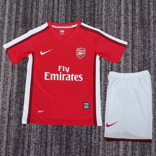 2008-2010 Arsenal Home Retro Kids Soccer Jersey