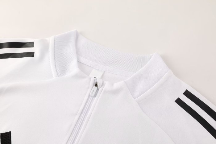 2025 AD White Half Pull Tracksuit