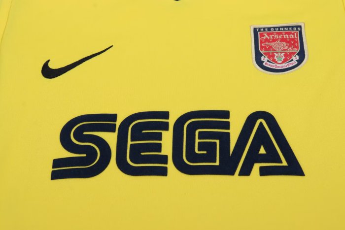 2000-2001 Arsenal Away Retro Kids Soccer Jersey