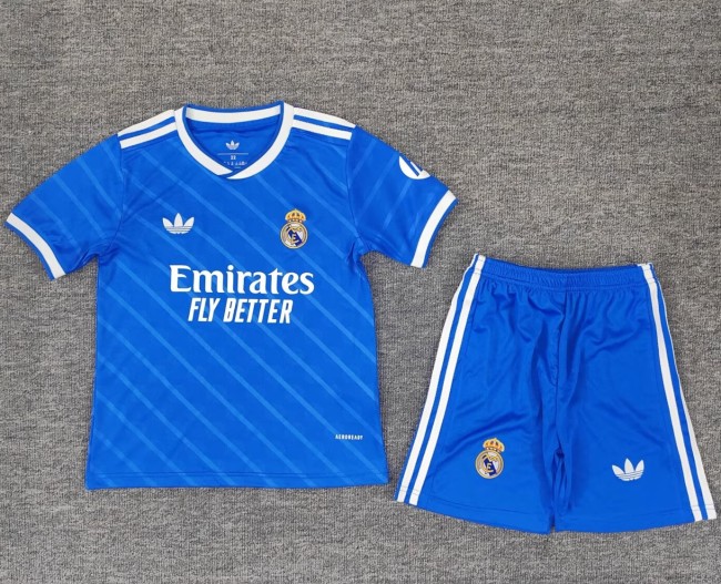 25-26 Real Madrid Third Kids Soccer Jersey