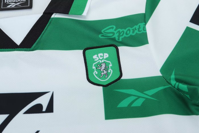 1999-2000 Sporting Lisbon Home Kids Retro Soccer Jersey