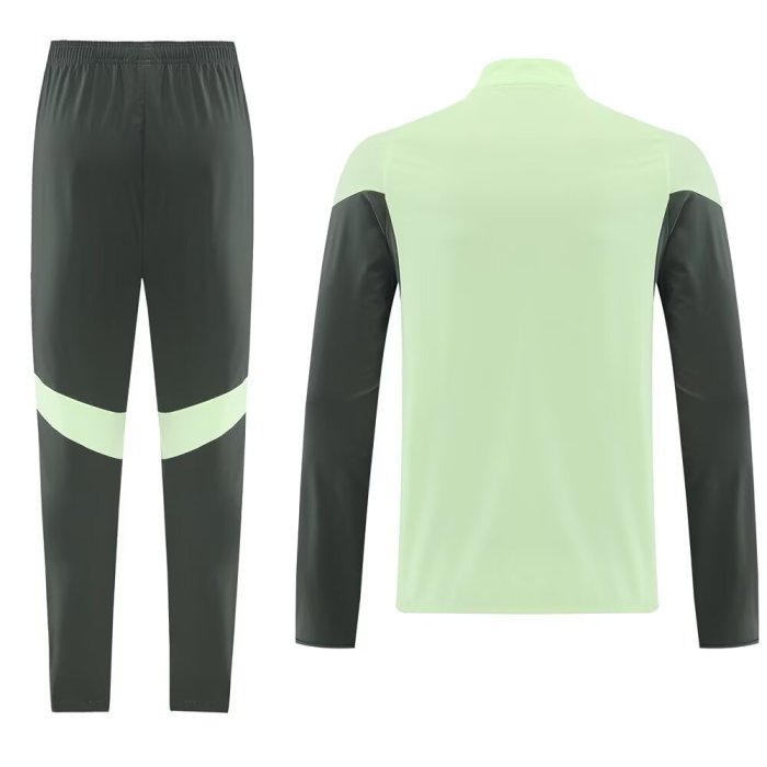 2025 Real Madrid Green High Quality Windbreaker Suit