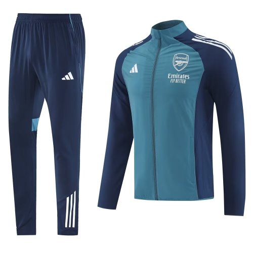 2025 Arsenal Blue High Quality Windbreaker Suit