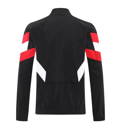 25-26 Manchester United Black Windbreaker