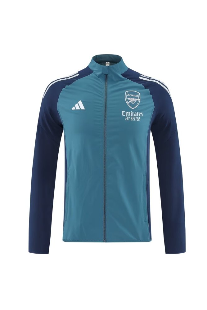2025 Arsenal Blue High Quality Windbreaker Suit