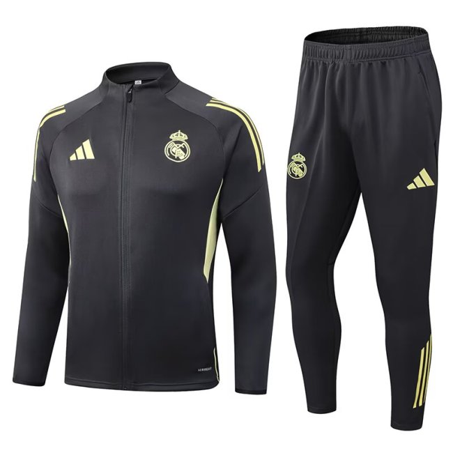 25-26 Real Madrid High Quality Half Pull Tracksuit
