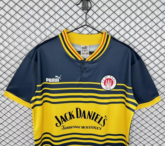 1997-1998 St. Pauli Away Retro Soccer Jersey