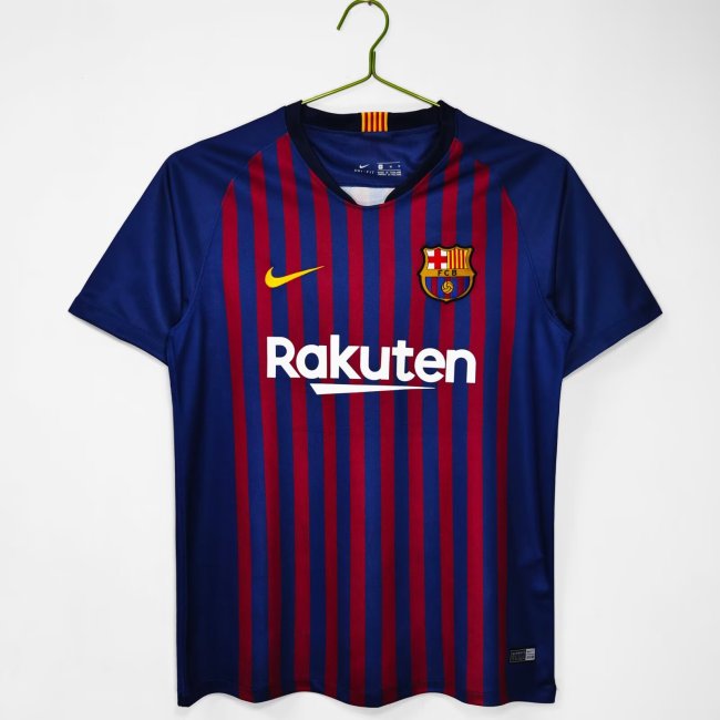 2018-2019 Barcelona Home Retro Soccer Jersey