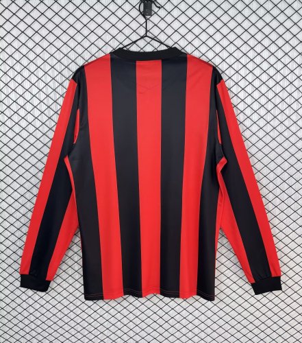 1977-1978 Nice Home Long Sleeve Retro Soccer Jersey
