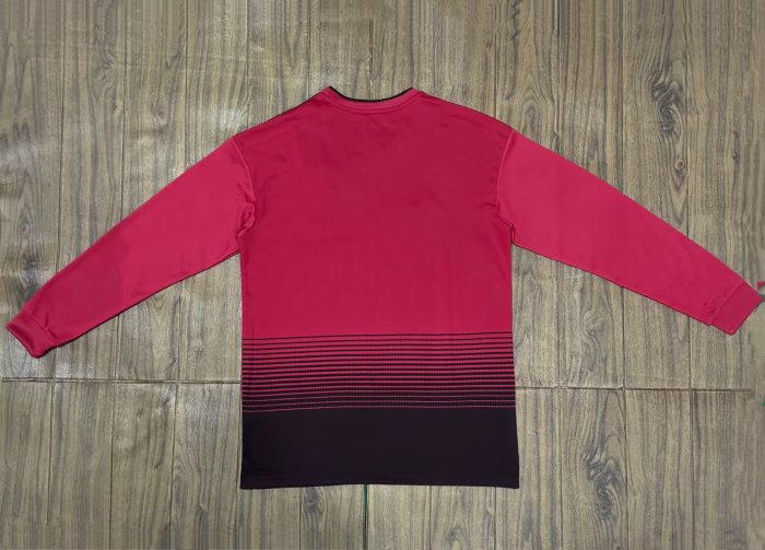 2018-2019 Manchester United Home Long sleeves Retro Soccer Jersey
