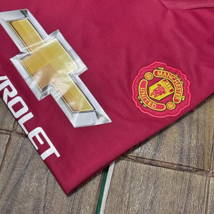 2018-2019 Manchester United Home Long sleeves Retro Soccer Jersey