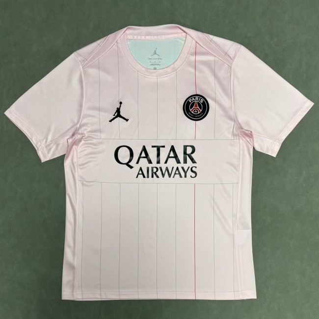 25-26 Paris Saint-Germain Pink Special Edition Fans Training shirts