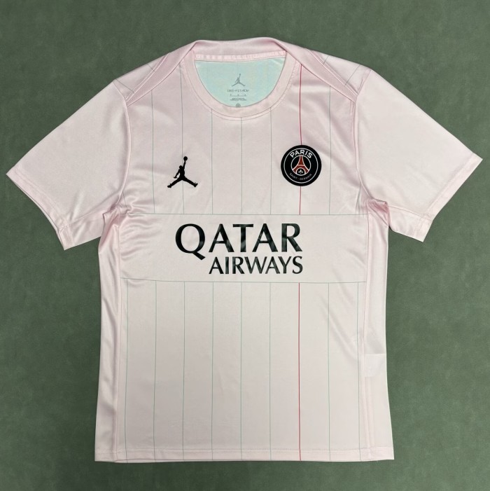 25-26 Paris Saint-Germain Pink Special Edition Fans Training shirts
