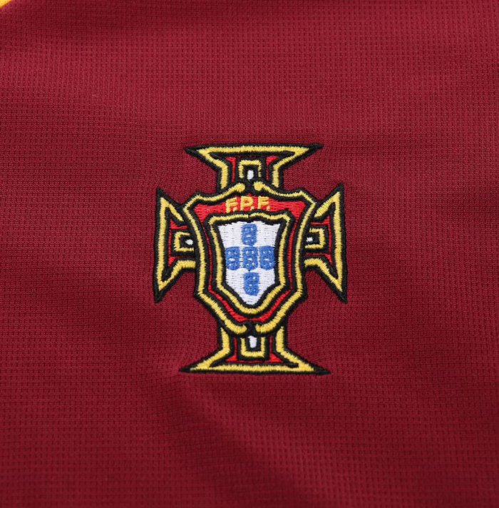 2000 Portugal Home Retro Kids Soccer Jersey