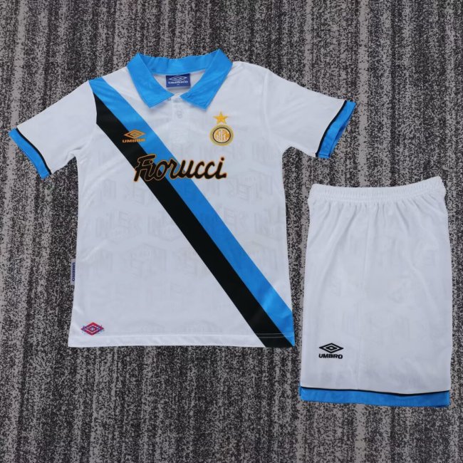 1994-1995 Inter Milan Away Retro Kids Soccer Jersey