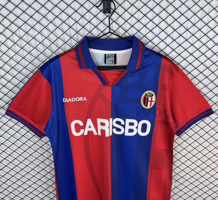 1996-1997 Bologna Home Retro Soccer Jersey