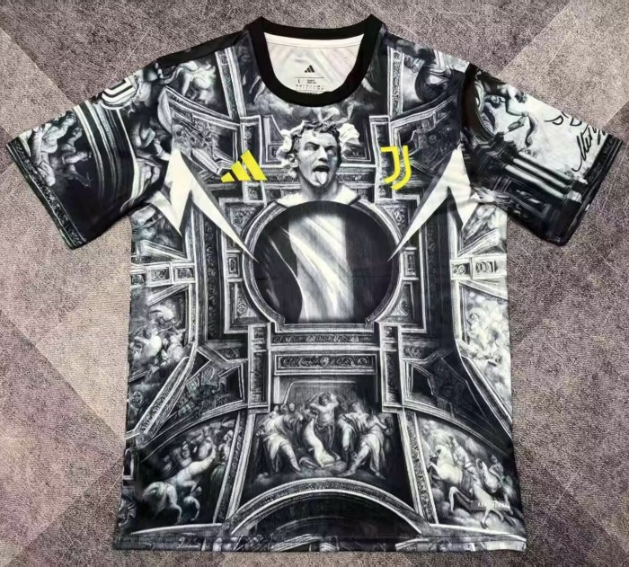 25-26 Juventus Black Special Edition Fans Training shirts